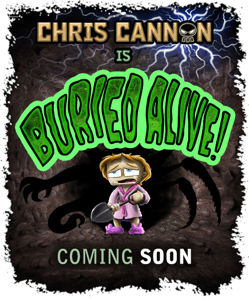 Chris Cannon is Buried Alive! Created by We Did It Games.